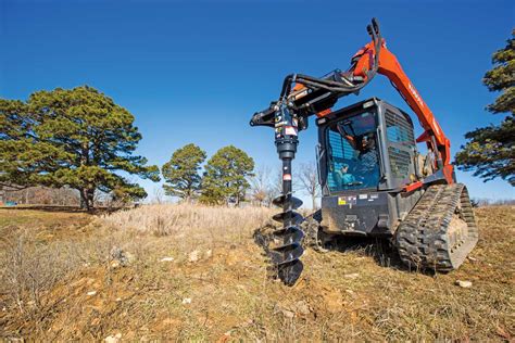 digging tunnel with skid steer|skid steer loader for holes.